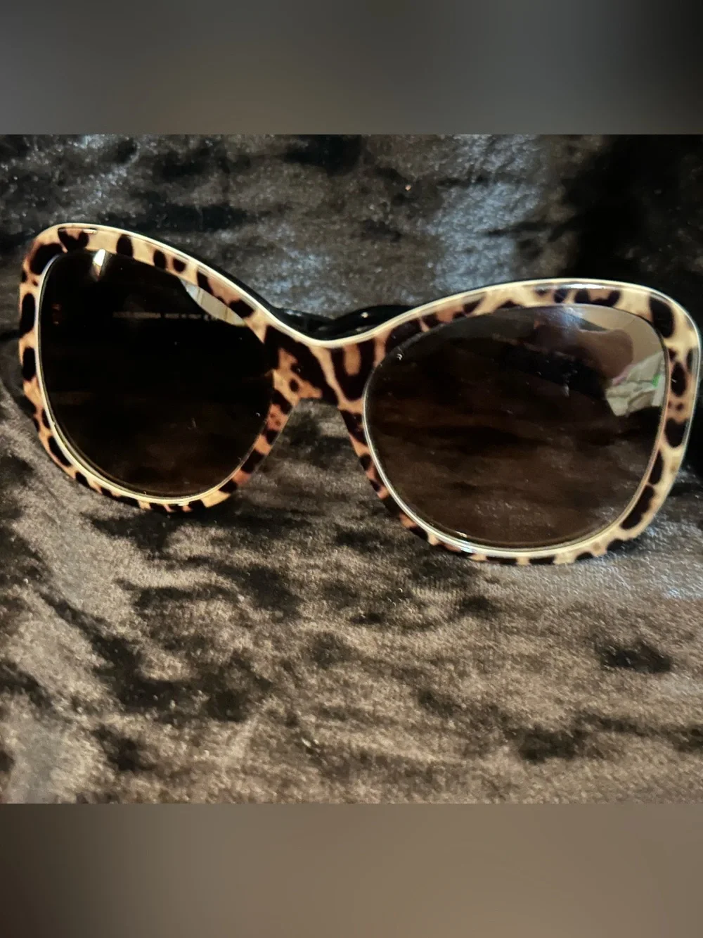 DOLCE&GABBANA Leopard Sunglasses w/ gradient lenses DG4132 1995/13 57[]16 135 3N